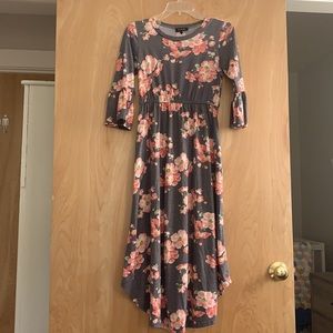 Roolee Flowered Dress Size Small